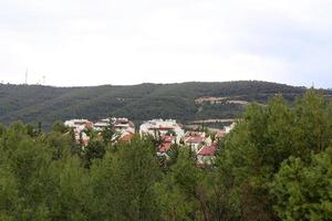 naturlandskap i norra Israel. foto