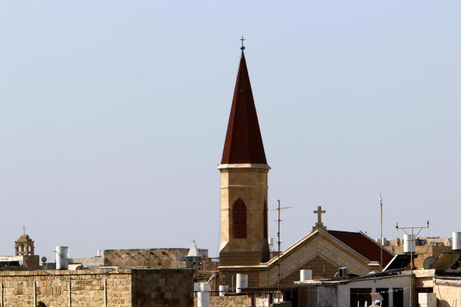 acre Israël 21 januari 2019. de stad Akko aan de Middellandse Zeekust in Noord-Israël. foto