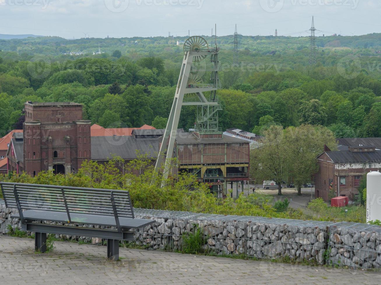 oude kolenmijn in het Duitse Ruhrgebied foto