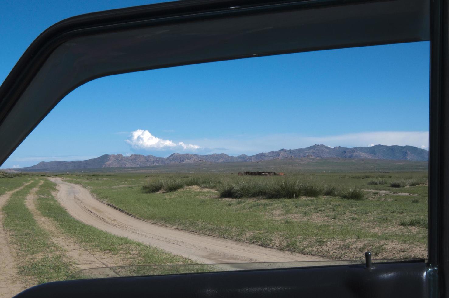 avontuurlijke reizen op het platteland van Mongolië foto