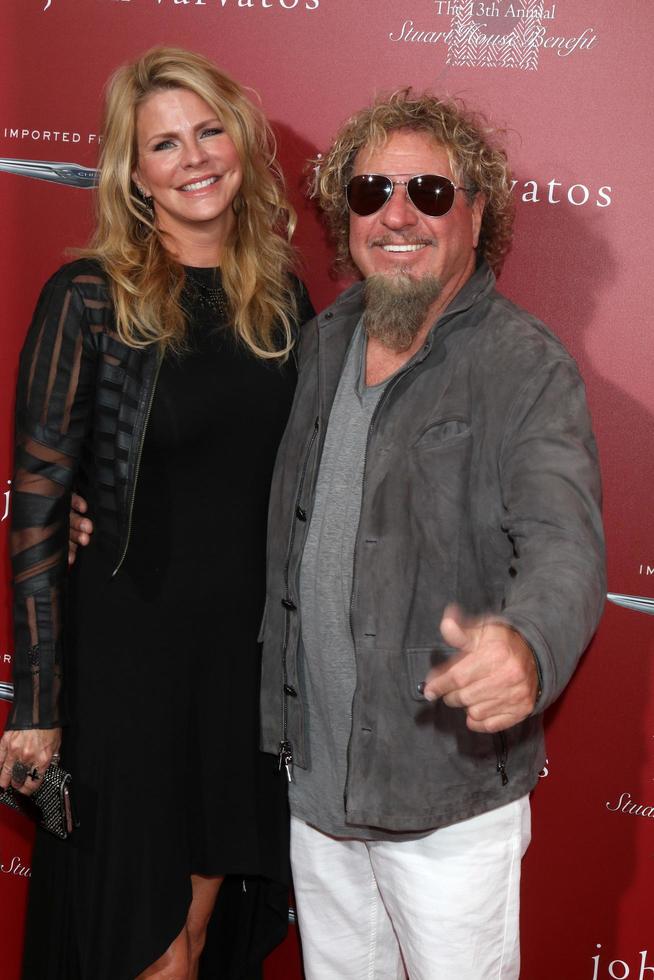 las vegas, 17 apr - kari karte-hagar, sammy hagar bij de john varvatos 13e jaarlijkse stuart house benefiet bij de john varvatos winkel op 17 april 2016 in west hollywood, ca foto