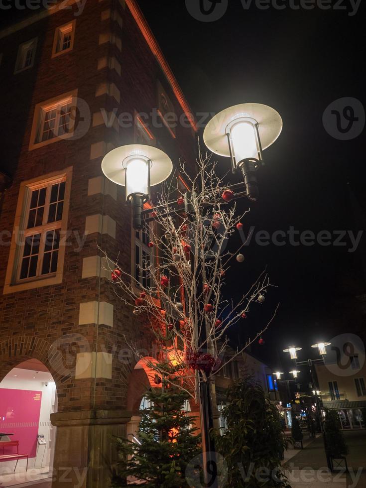 Borken stad in de kersttijd foto