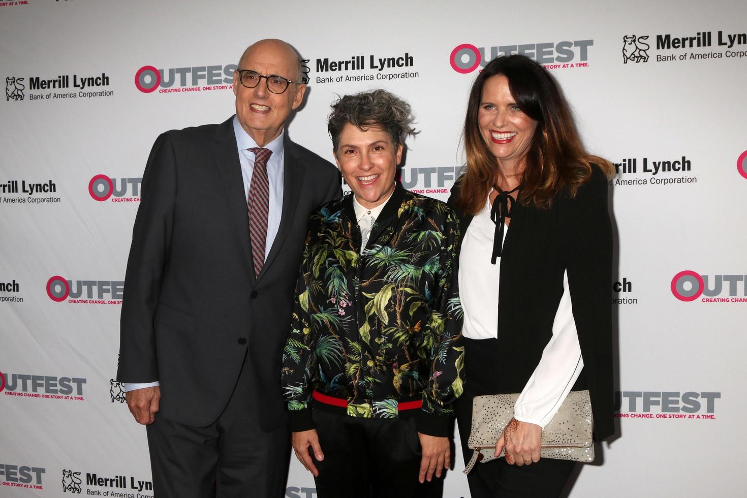 los angeles, 23 okt - jeffrey tambor, jill soloway, amy landecker bij de 2016 outfest legacy awards in vibiana op 23 oktober 2016 in los angeles, ca foto