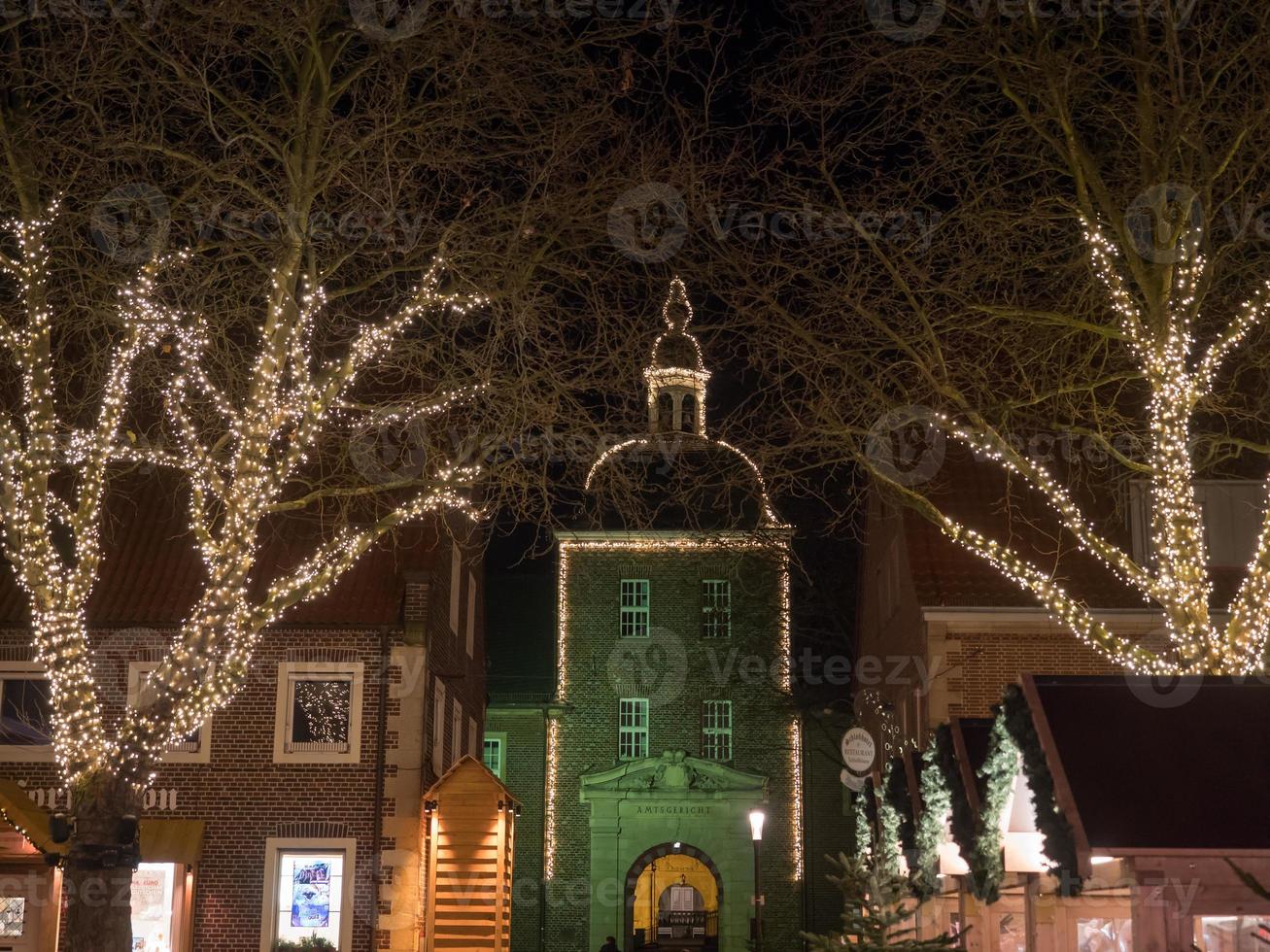 kersttijd in ahaus in westfalen foto