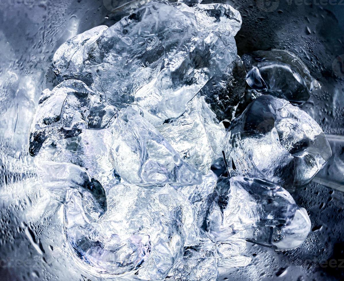 ijsblokjes voelen fris aan op warme dagen achtergrond foto