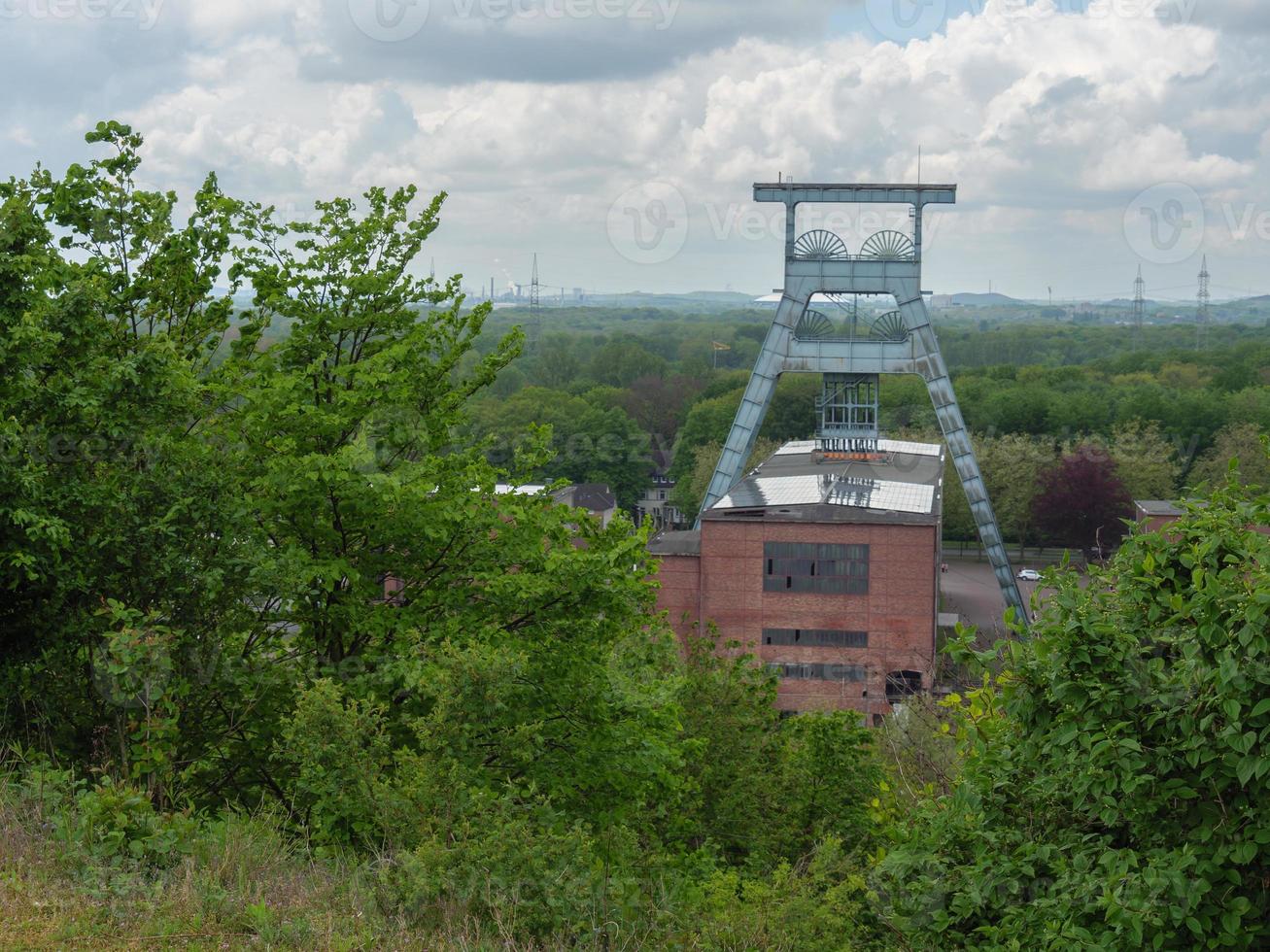 oude kolenmijn in het Duitse Ruhrgebied foto