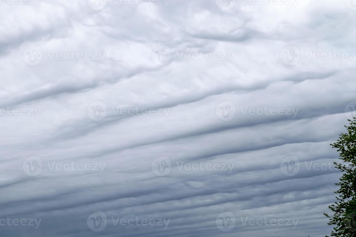 verbluffende asperatus-wolkenformaties in de lucht foto