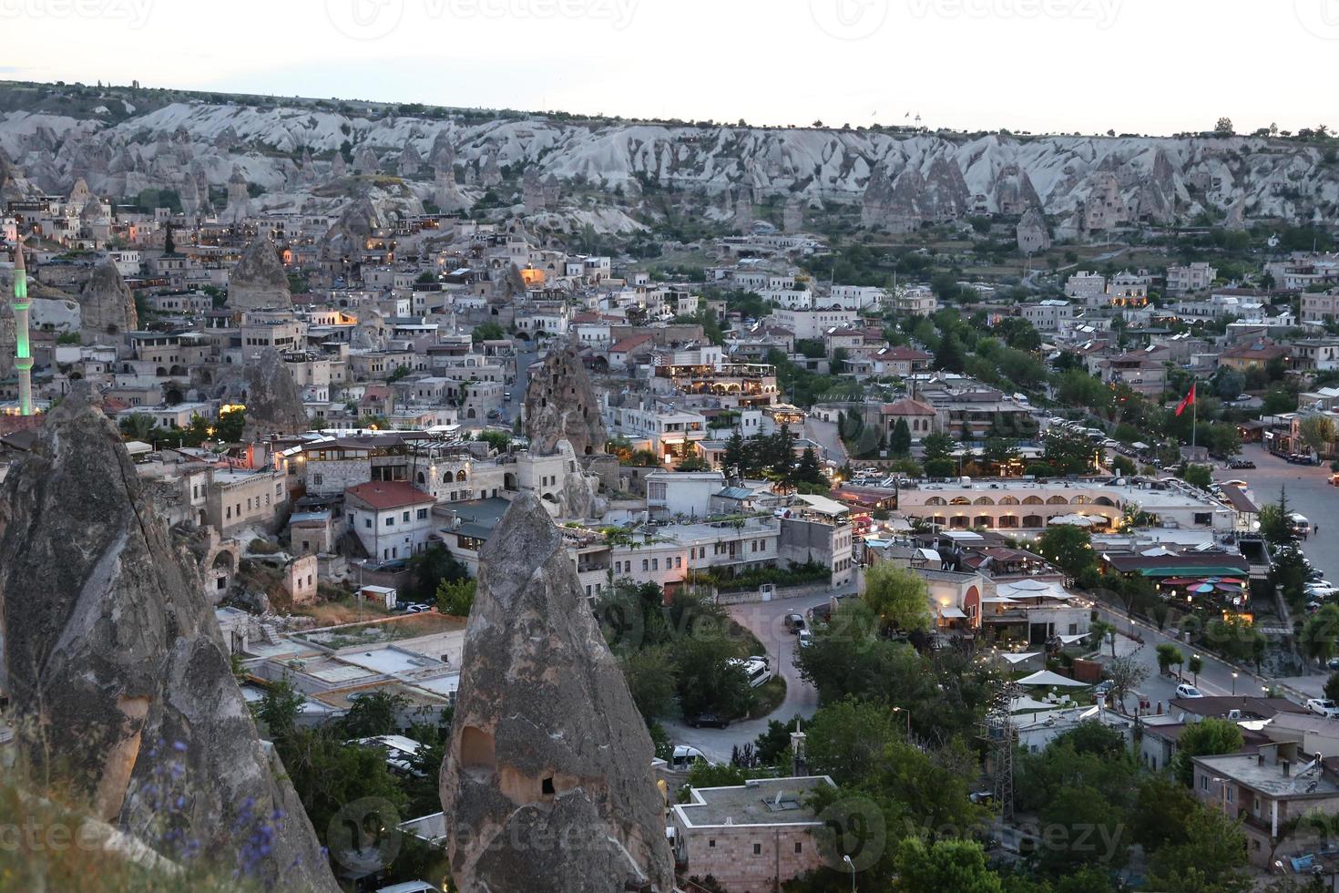 goreme stad in cappadocië foto