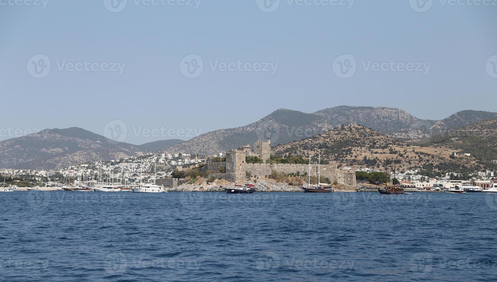 bodrum kasteel in turkije foto