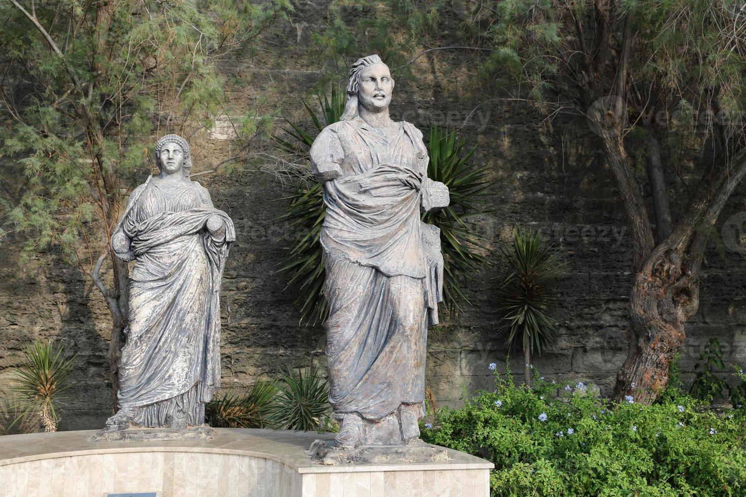 sculptuur voor het kasteel van Bodrum foto