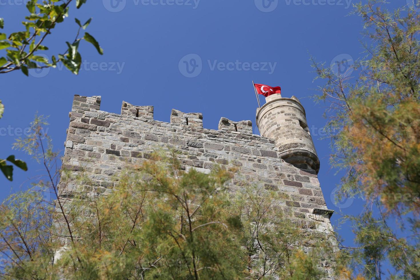 bodrum kasteel in turkije foto