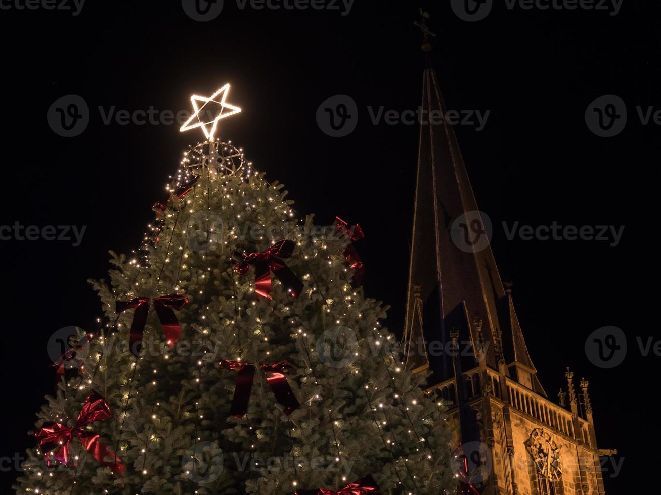 kersttijd in ahaus in westfalen foto