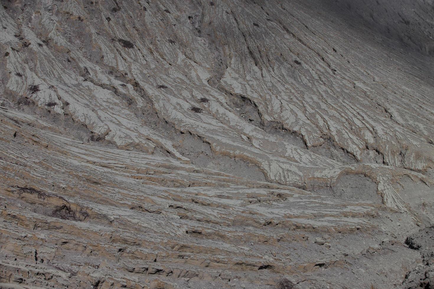 detail van kawah ijen vulkaan en krater, indonesië foto