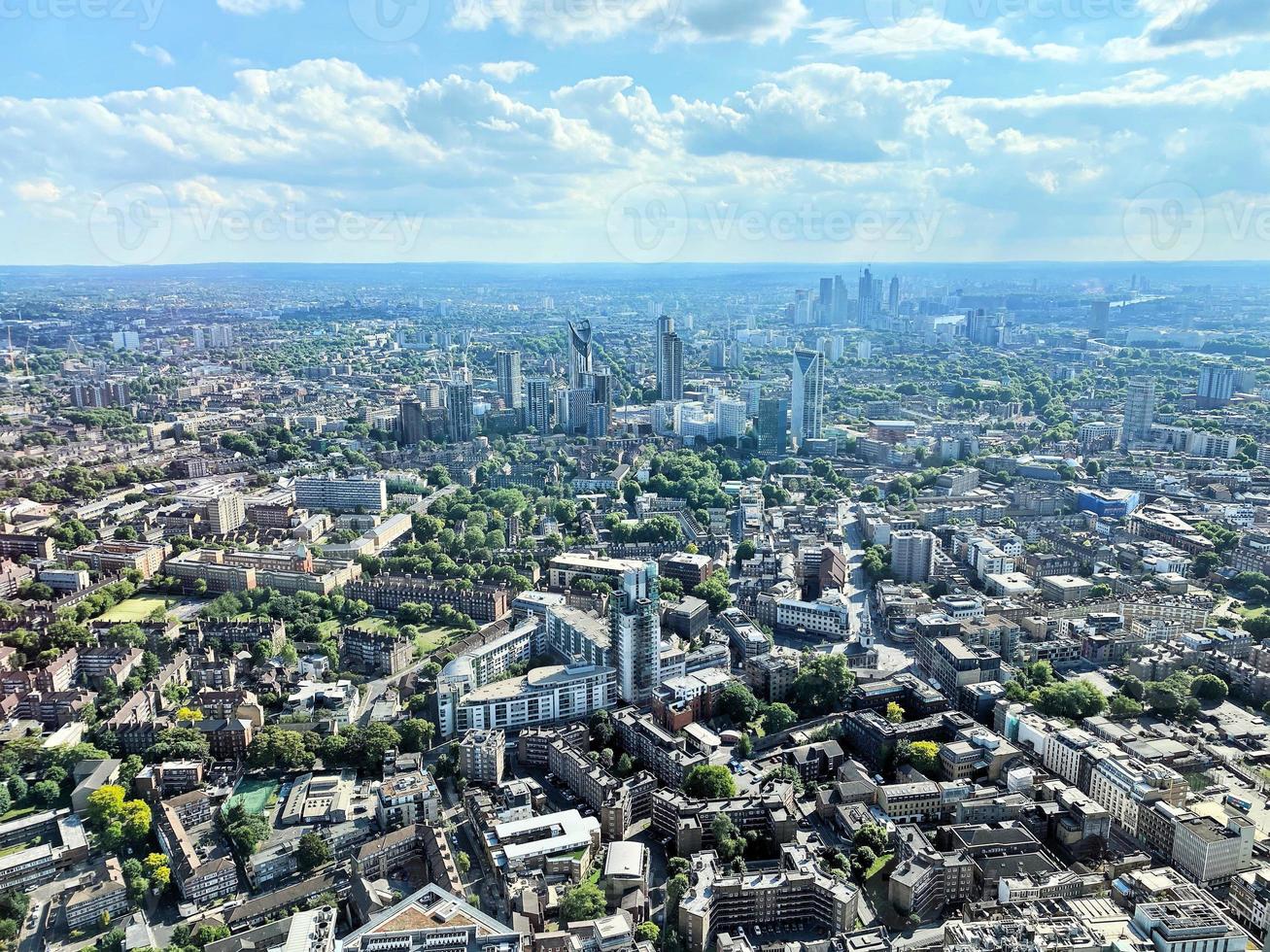 een luchtfoto van londen foto