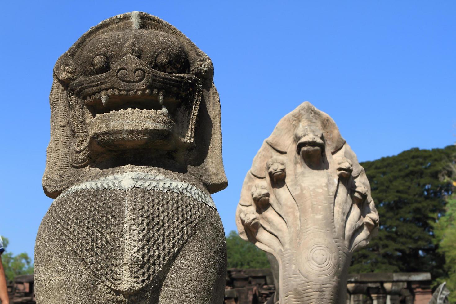 details van de Castle Rock in het noordoosten van Thailand. foto