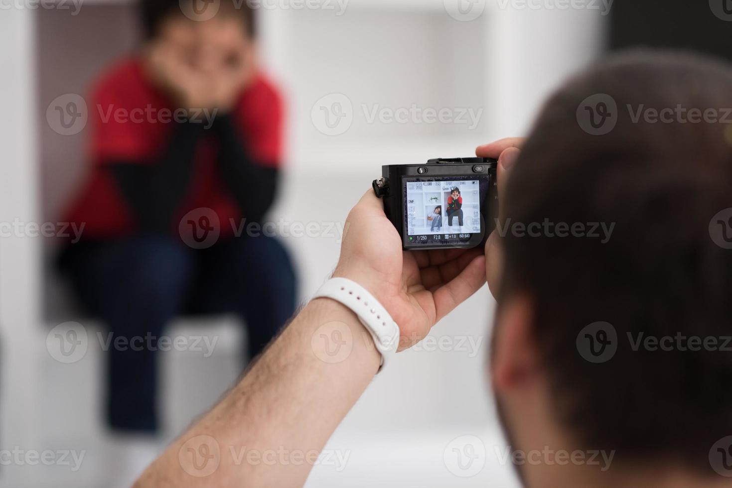 fotoshoot met kindermodel foto