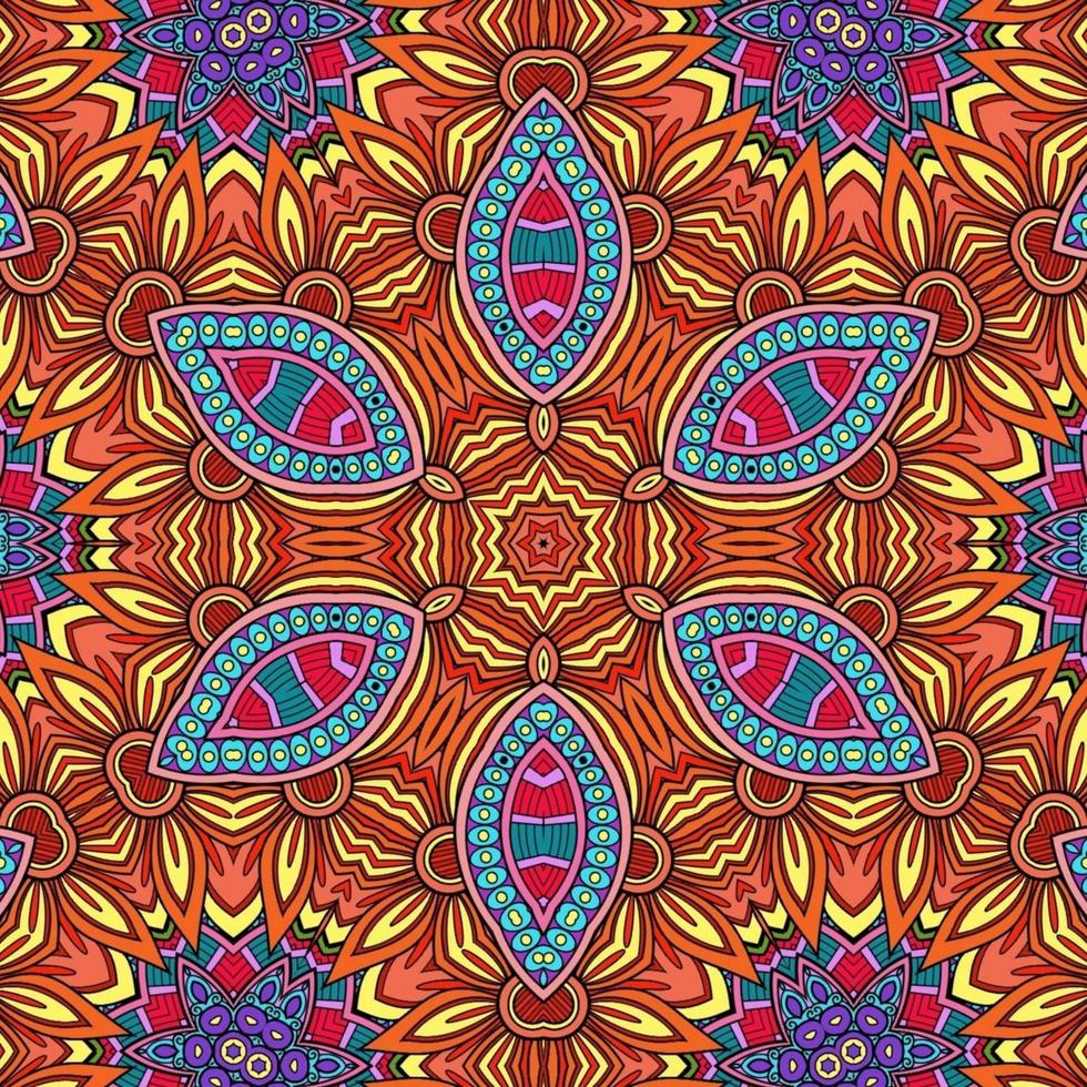 kleurrijk mandala bloemenpatroon boho symmetrisch 600 foto