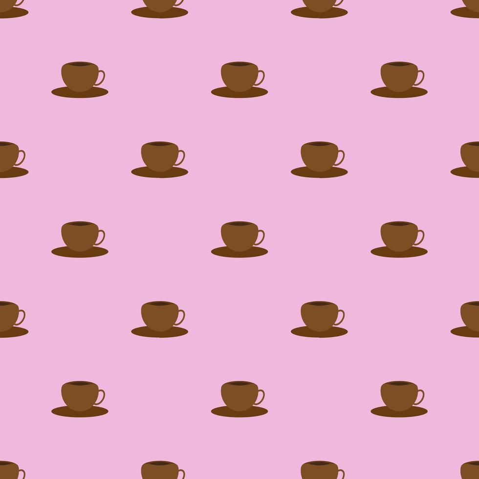 patroon gemaakt van kopje cappuccino achtergrond foto