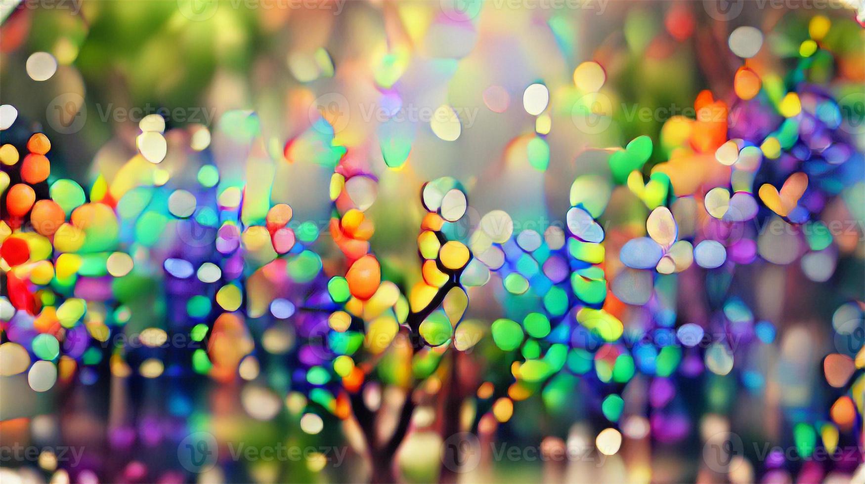 abstract regenboog bokeh textuur achtergrond usefor grafisch ontwerp natuur verjaardag festival illustratie foto