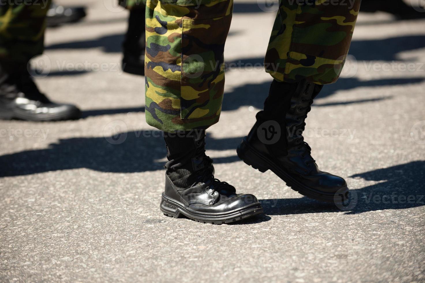 militaire burgerparade die de onafhankelijkheid van brazilië viert foto