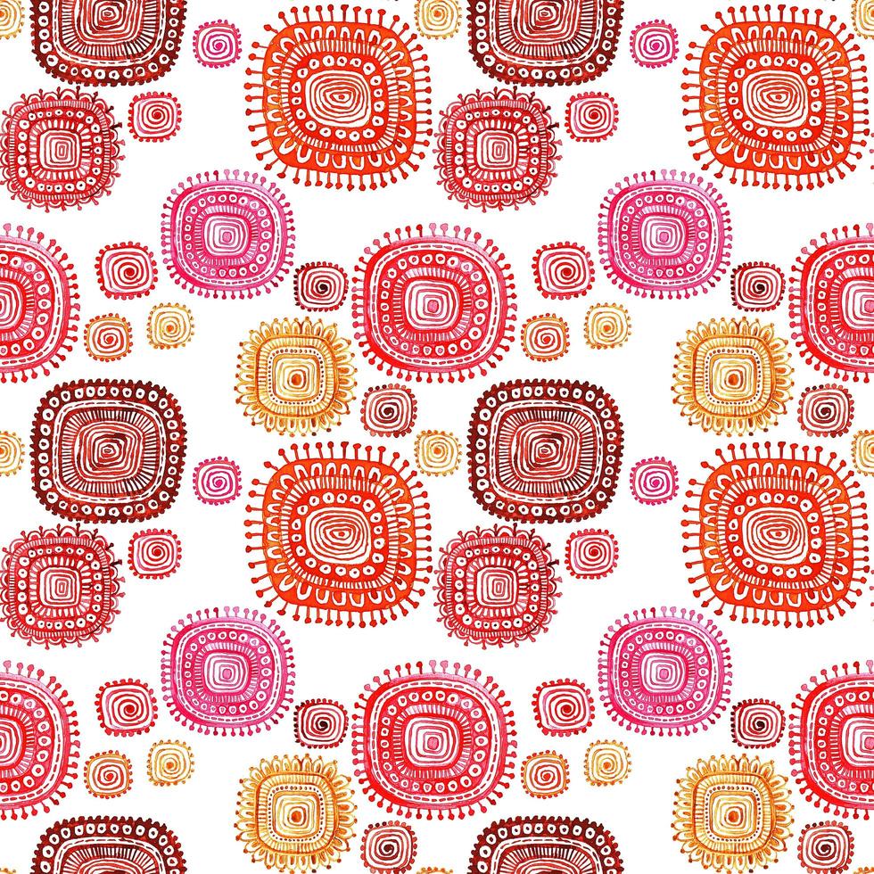 abstract patroon. cirkels. waterverf foto
