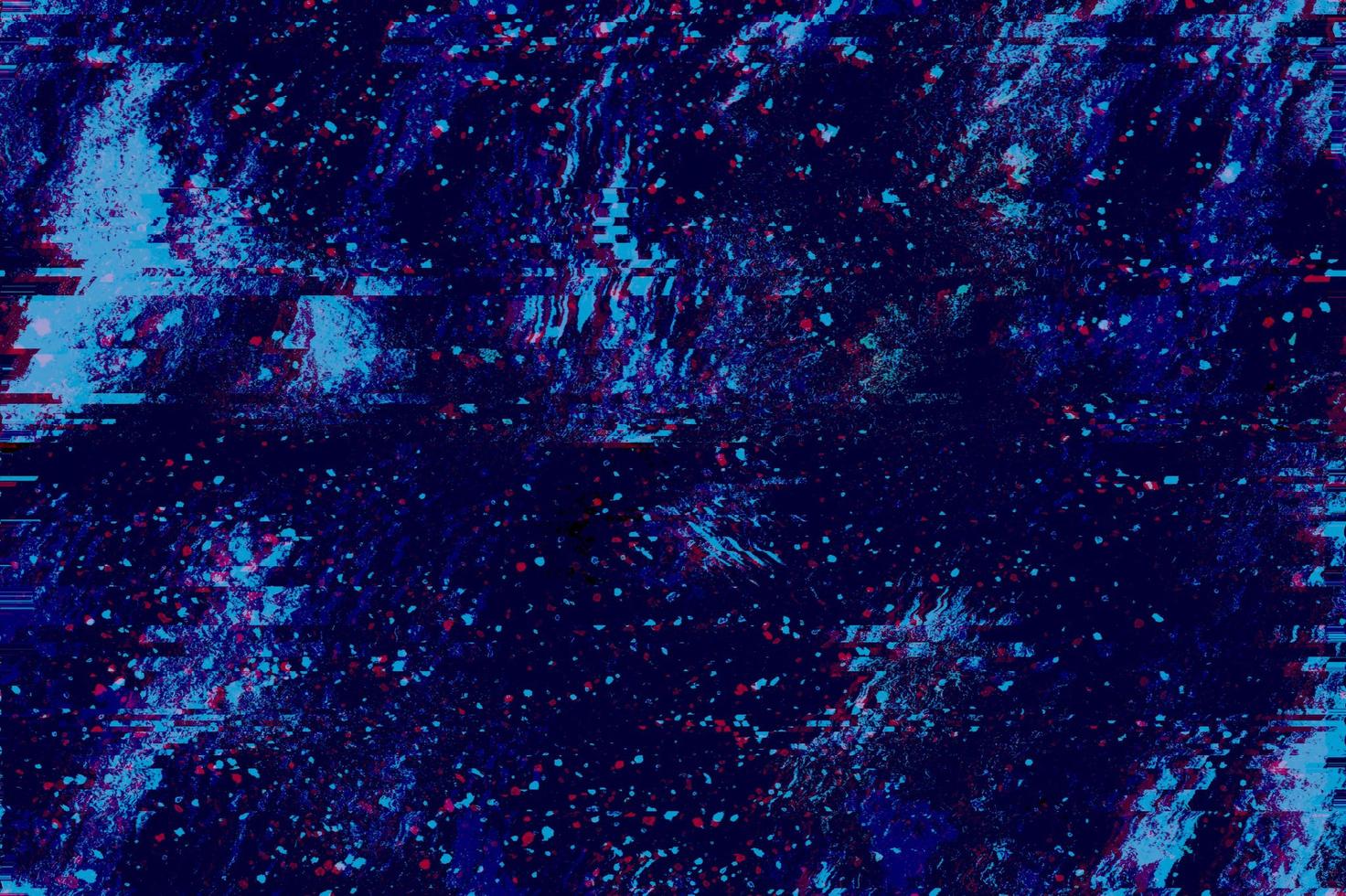 abstracte blauwe achtergrond met glitch effect voor achtergrond. ruistextuur van videoglitch-fout. testscherm foto