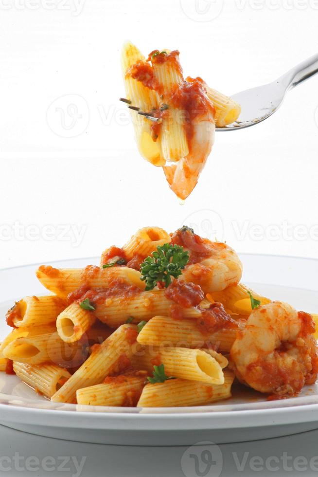 Italiaans voedsel penne foto