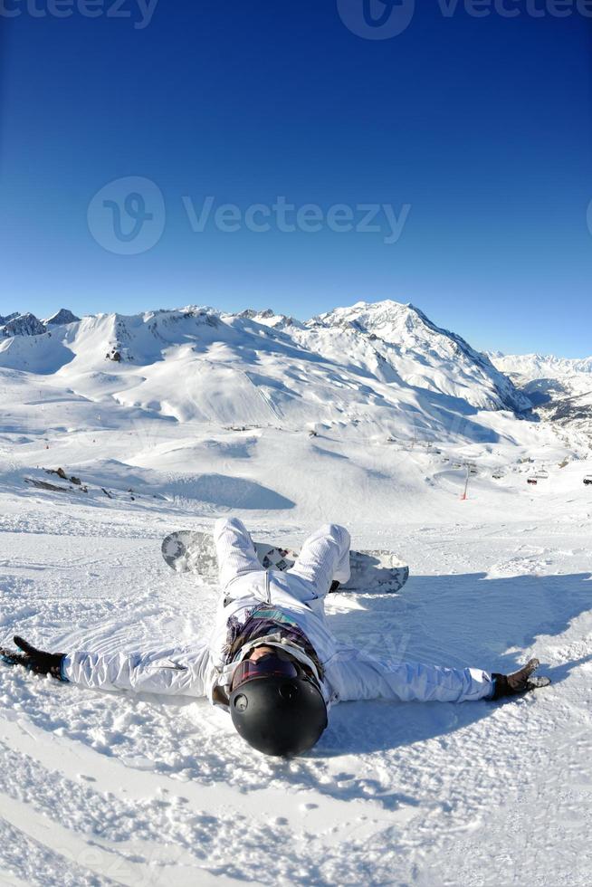 vreugde van winter seizoen foto