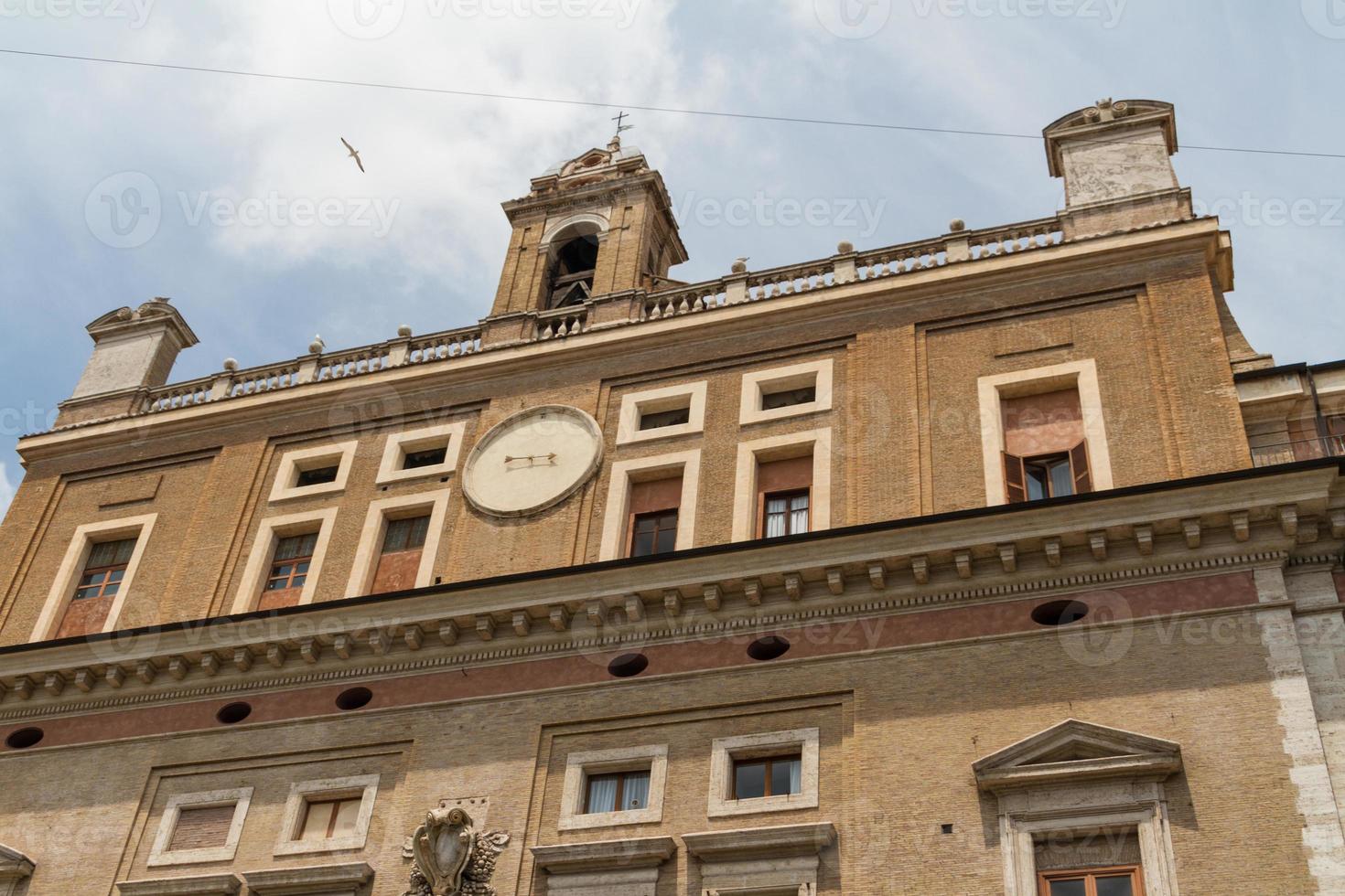 Rome, Italië. typische architectonische details van de oude stad foto