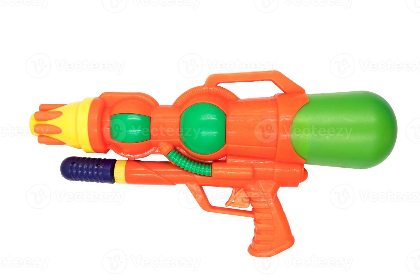 geweer water speelgoed- Aan wit achtergrond. foto