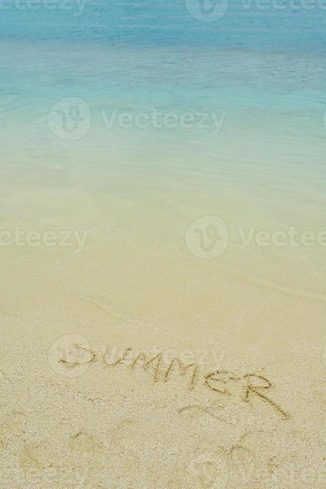 tropisch strandlandschap foto