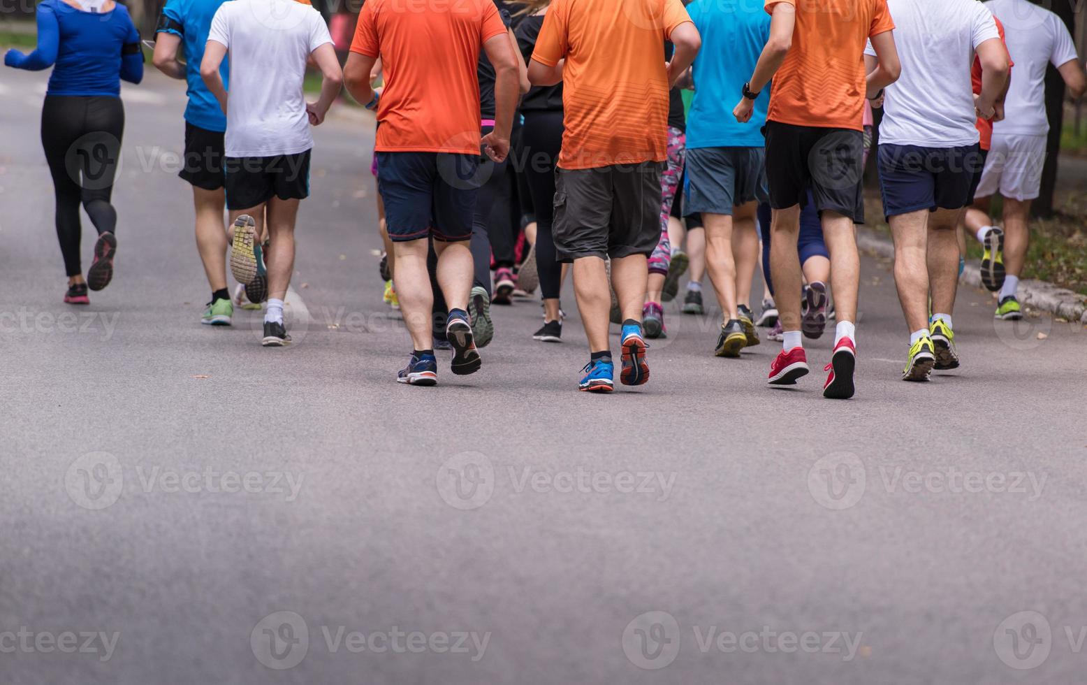 hardlopers team Aan ochtend- opleiding foto