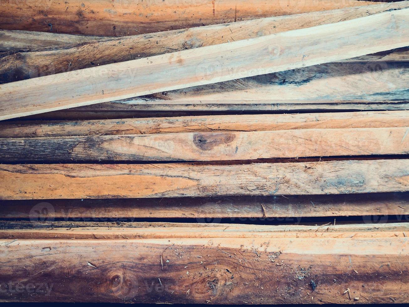 stapel houten plank foto