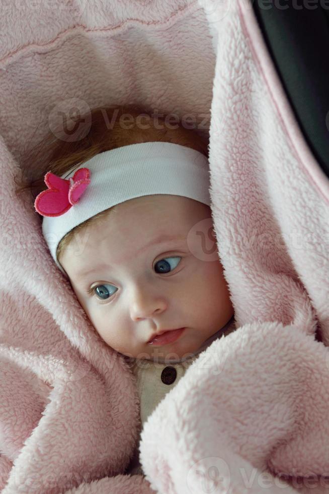 schattige baby portret foto