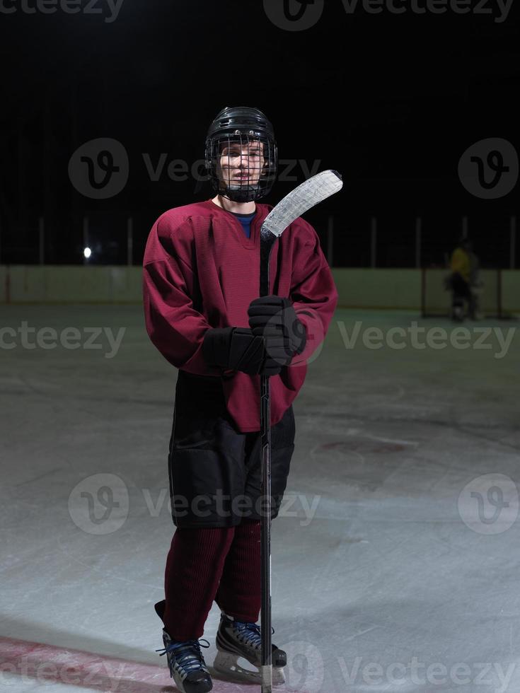 hockey speler portret foto