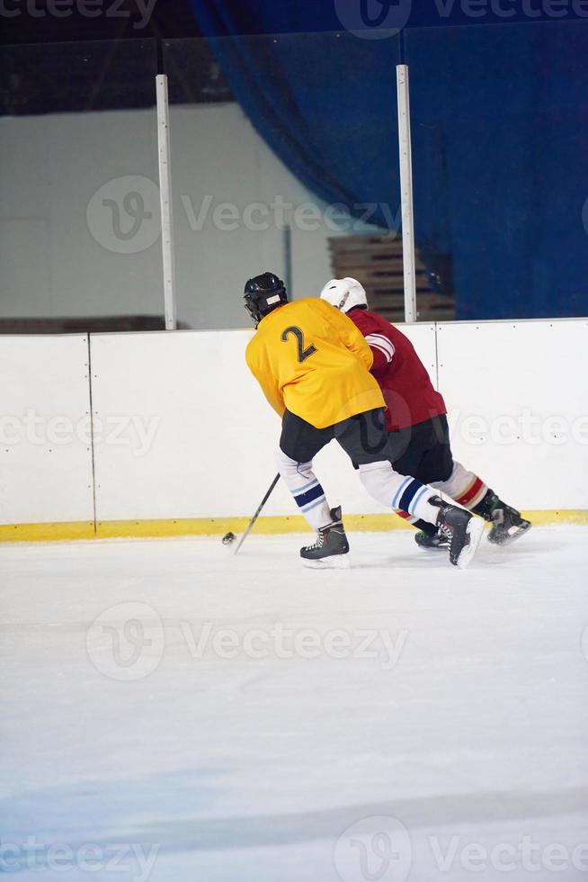 ijs hockey speler in actie foto