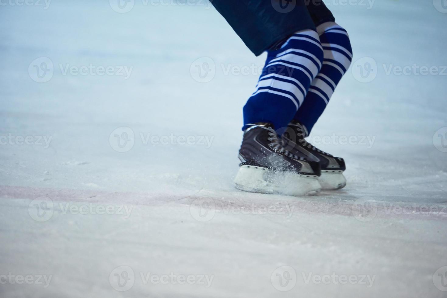 ijs hockey speler in actie foto