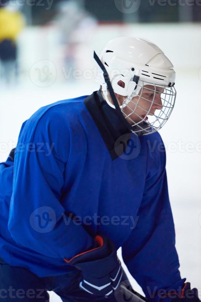 ijs hockey speler in actie foto