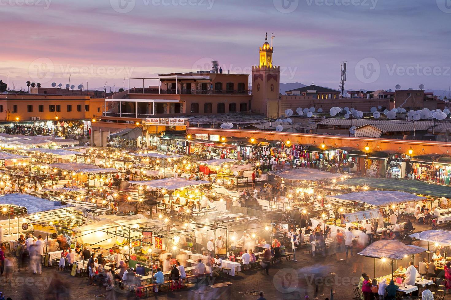 jamaa el fna in marrakesh foto