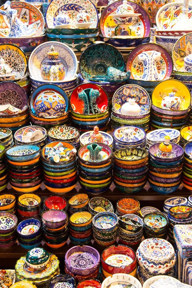 Turks keramisch borden foto