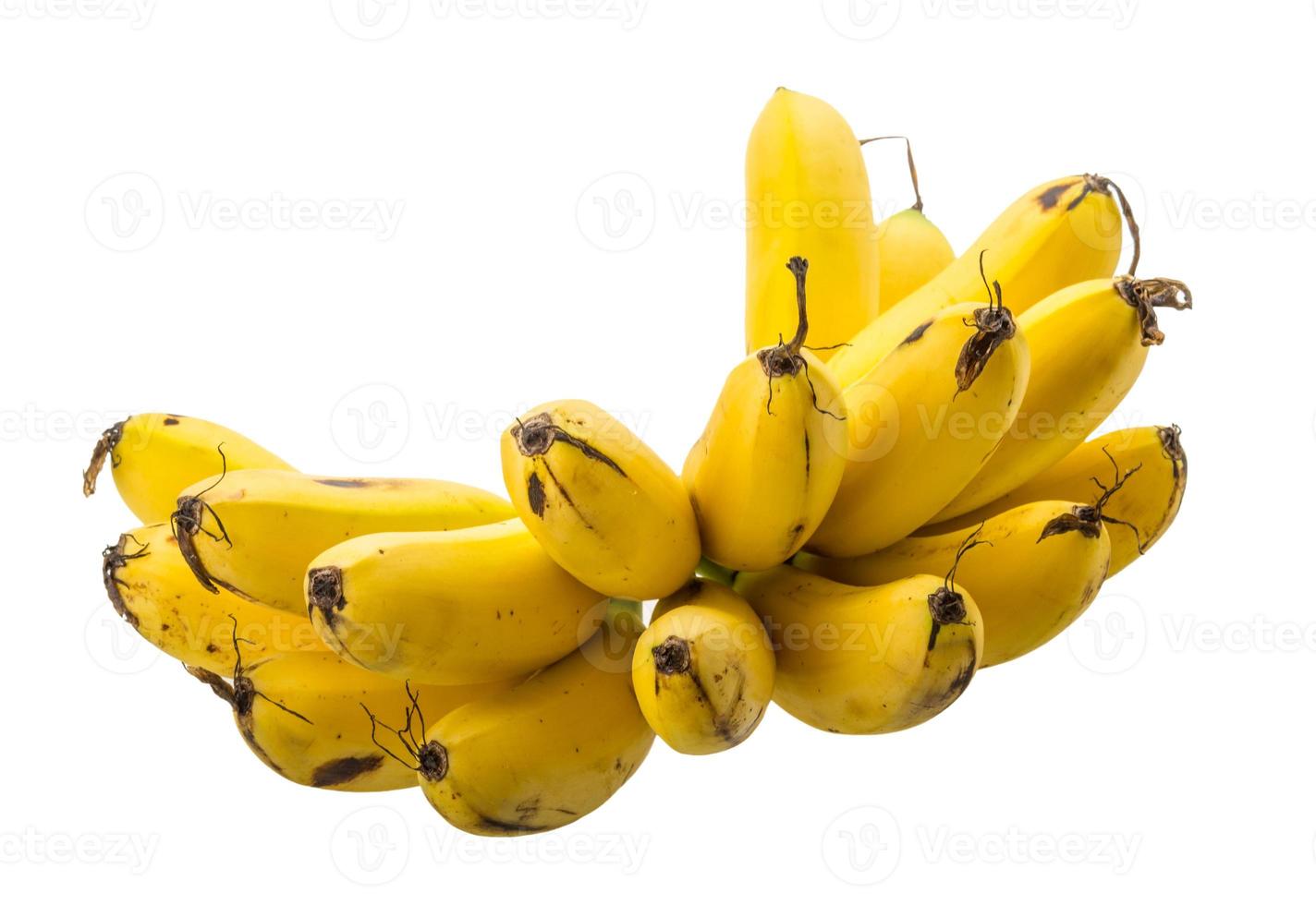 baby banaan Aan wit achtergrond foto