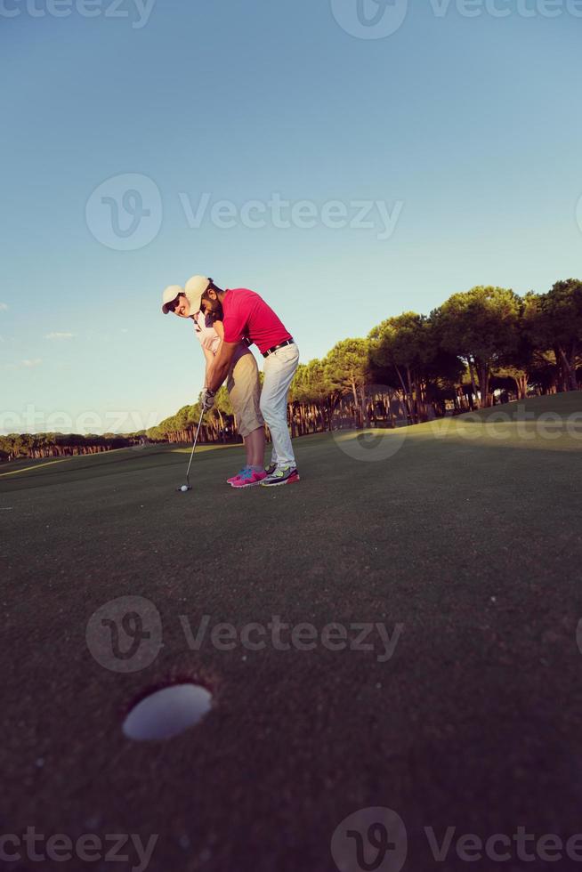 golf instructies visie foto