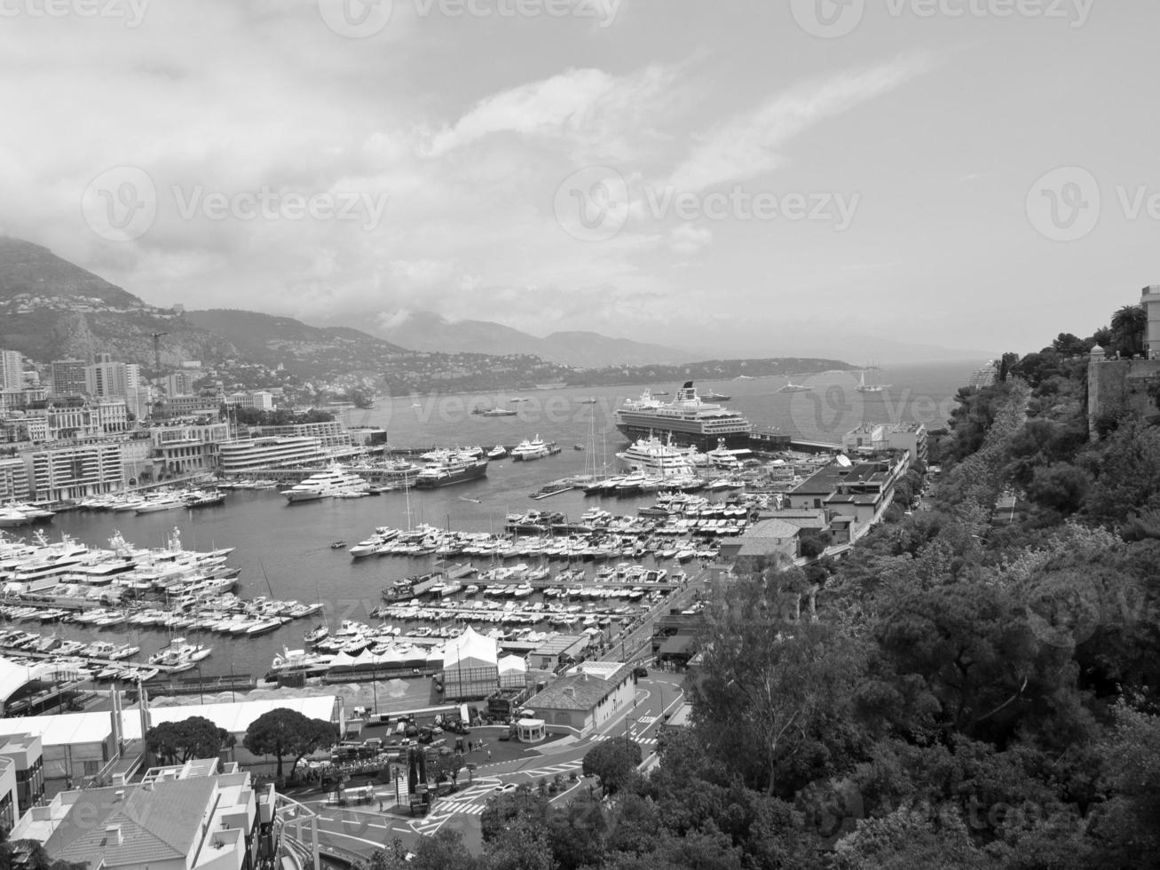 monaco aan de middellandse zee foto