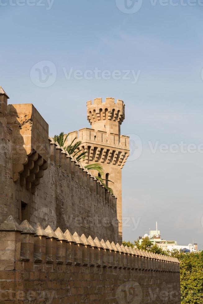 almudaina van palma de mallorca op het baleareneiland van Mallorca foto