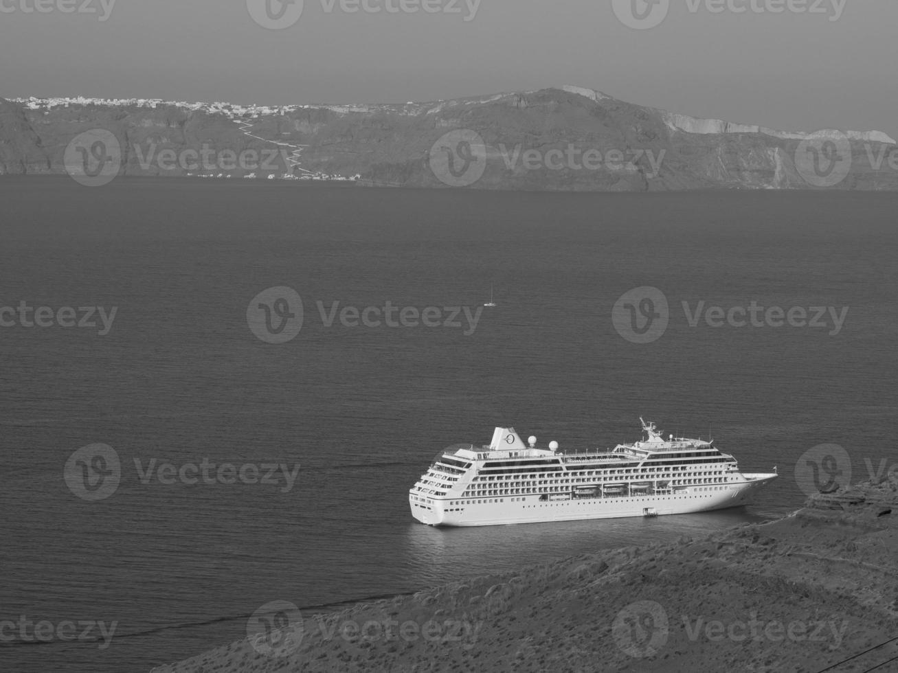 santorini eiland in griekenland foto