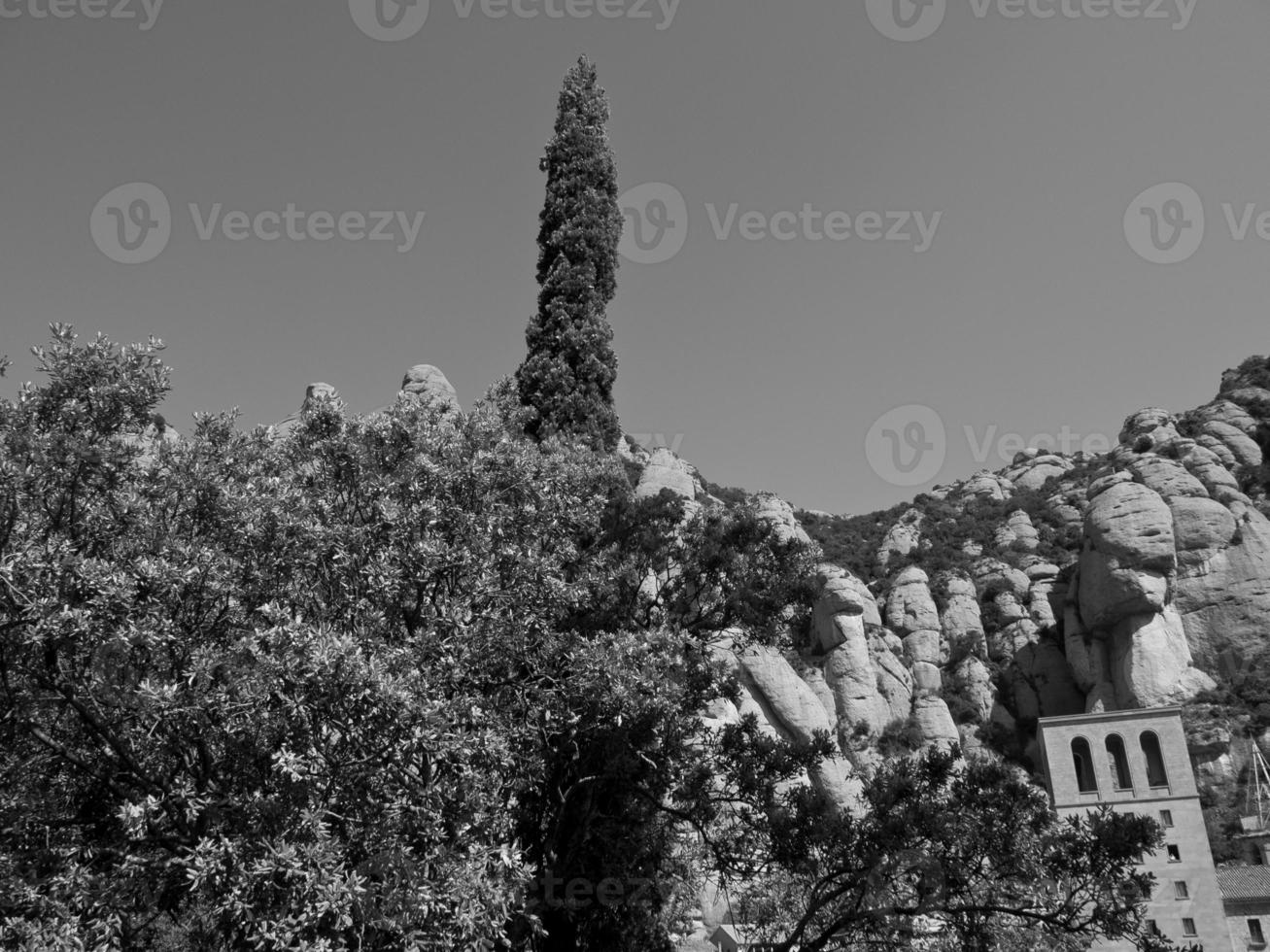 het klooster van montserrat foto