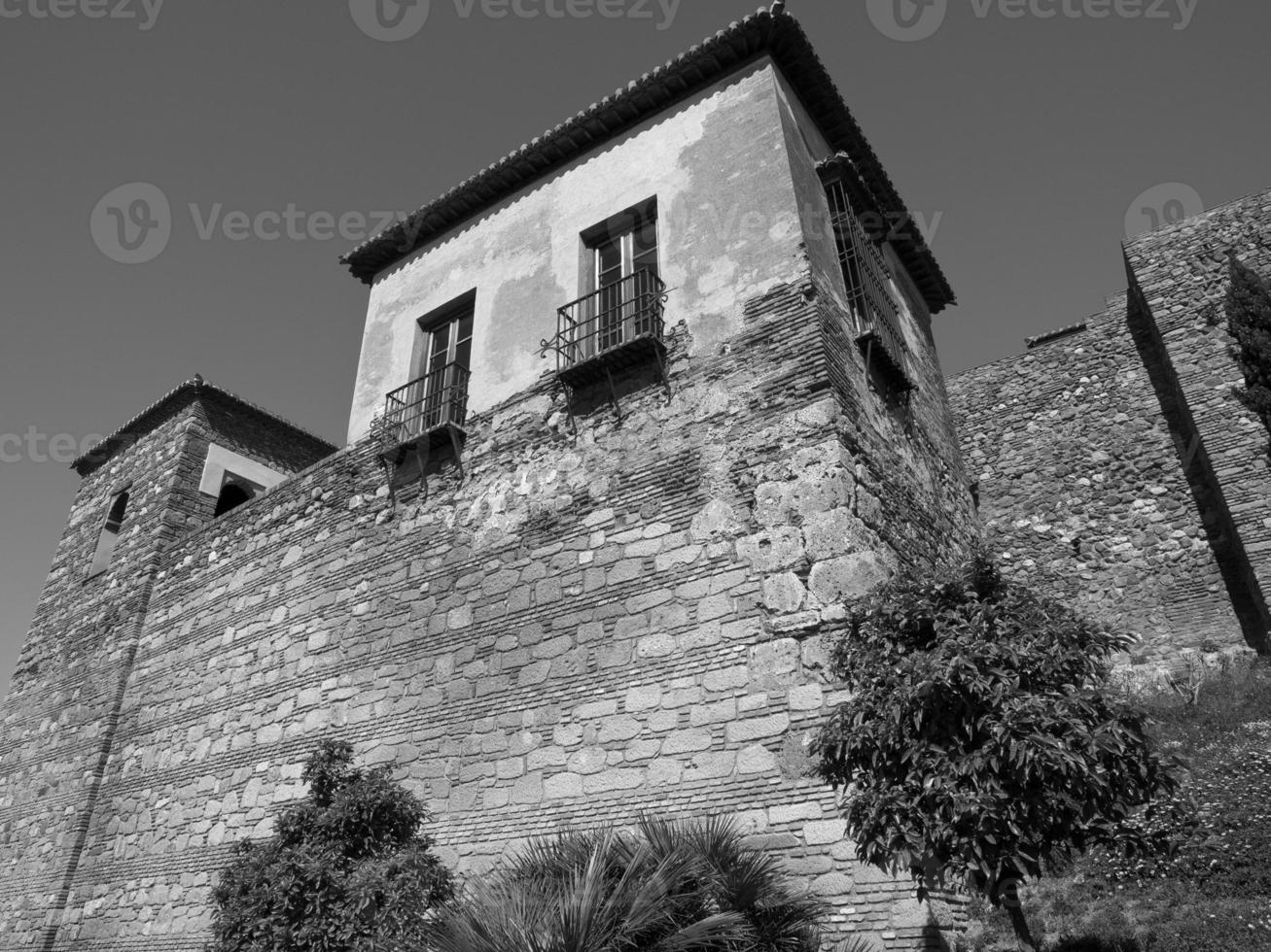 Malaga stad in spanje foto