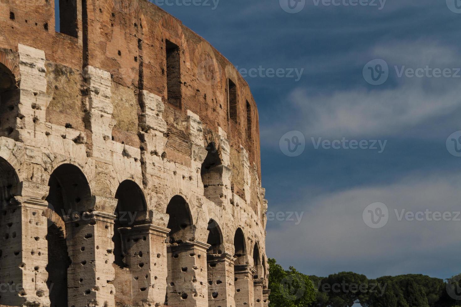 het colosseum in rome, Italië foto