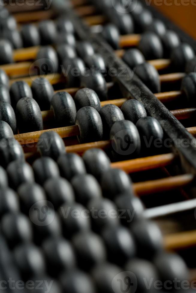 wijnoogst houten telraam Aan de tafel foto