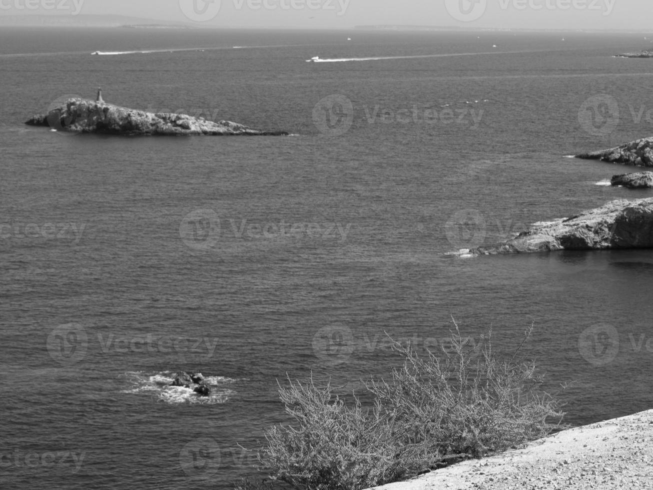 ibiza eiland in spanje foto